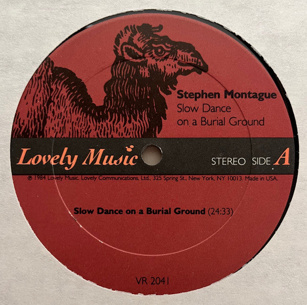 Stephen Montague : Slow Dance On A Burial Ground (LP, Album)