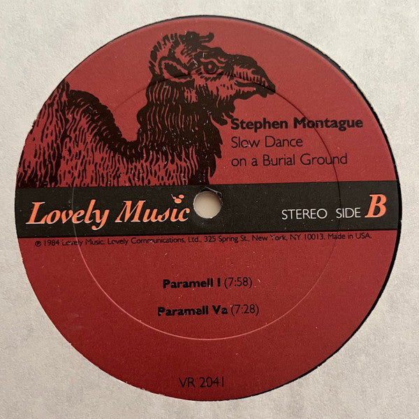 Stephen Montague : Slow Dance On A Burial Ground (LP, Album)