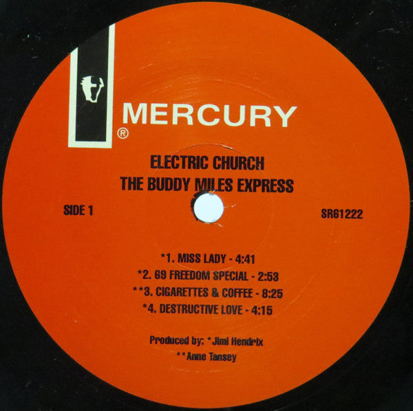 Buddy Miles Express : Electric Church (LP, Album, RE)