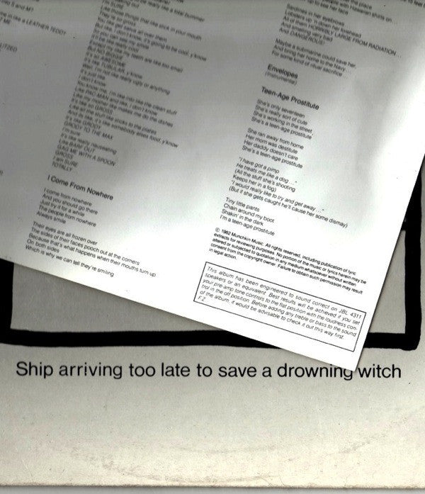 Zappa* : Ship Arriving Too Late To Save A Drowning Witch (LP, Album)