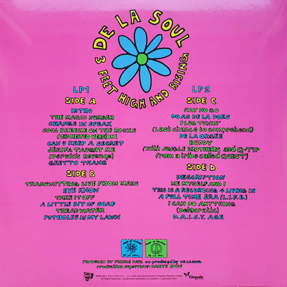 De La Soul : 3 Feet High And Rising (2xLP, Album, RE, Mag)