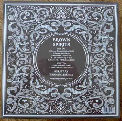 Brown Spirits : Solitary Transmissions (LP, Album, Ltd)