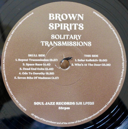 Brown Spirits : Solitary Transmissions (LP, Album, Ltd)