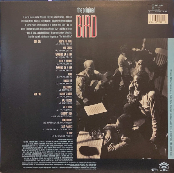 Charlie Parker : The Original Bird The Best Of Charlie Parker 1944-1949 (LP, Comp, Mono)