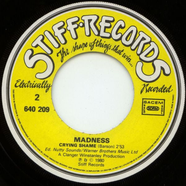 Madness : Embarrassment (7", Single)