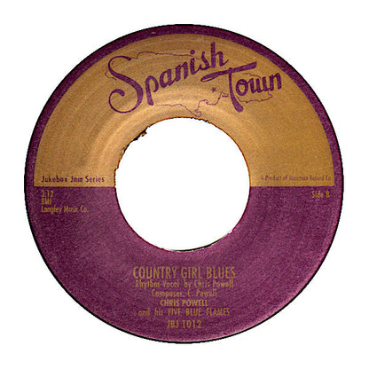 Chris Powell And His Five Blue Flames* : I Come From Jamaica / Country Girl Blues (7", Single)