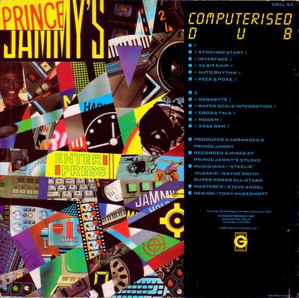 Prince Jammy : Computerised Dub (LP, Album)