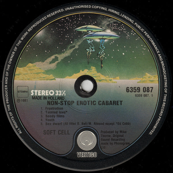 Soft Cell : Non-Stop Erotic Cabaret (LP, Album)