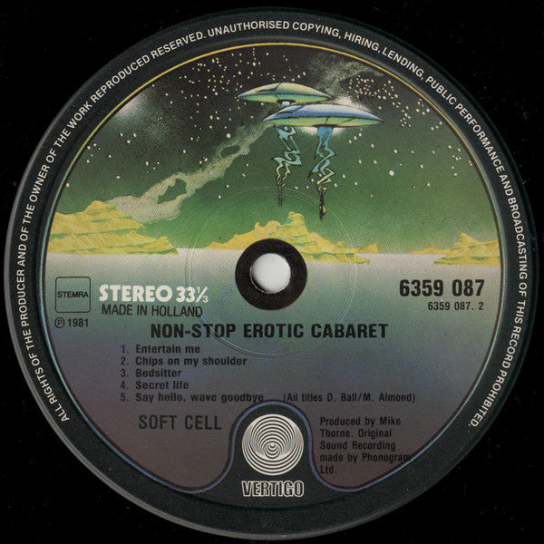 Soft Cell : Non-Stop Erotic Cabaret (LP, Album)