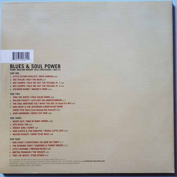 Various : Blues & Soul Power (2xLP, Comp, RM)