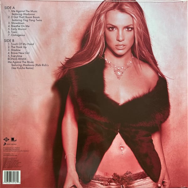 Britney Spears : In The Zone (LP, Album, Ltd, RE, RP, Blu)