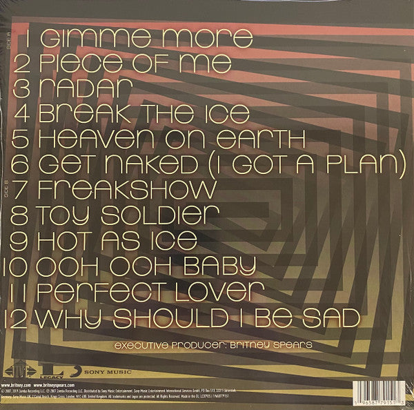 Britney Spears : Blackout (LP, Album, Ltd, RE, RP, Ora)