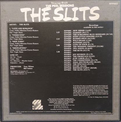 The Slits : The Peel Sessions (12")