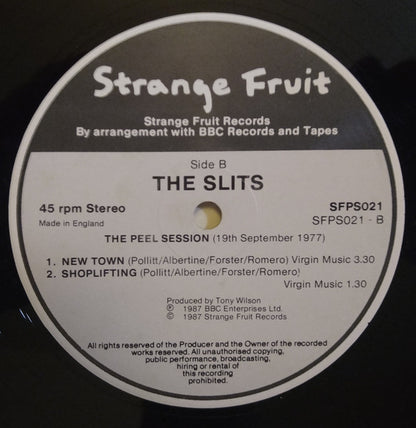 The Slits : The Peel Sessions (12")