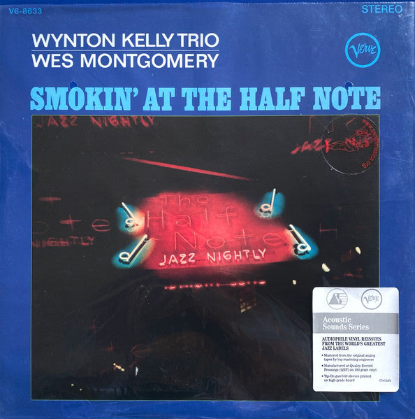 Wynton Kelly Trio / Wes Montgomery : Smokin' At The Half Note (LP, Album, RE, RM, 180)