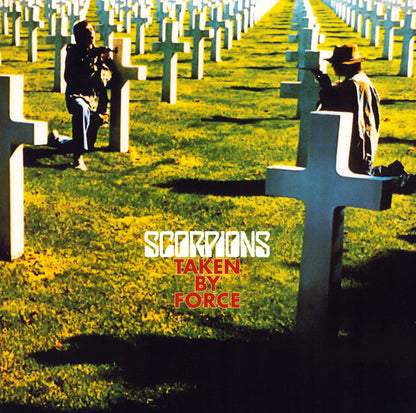 Scorpions : Taken By Force (LP, Album, RE, RM, S/Edition, Whi)