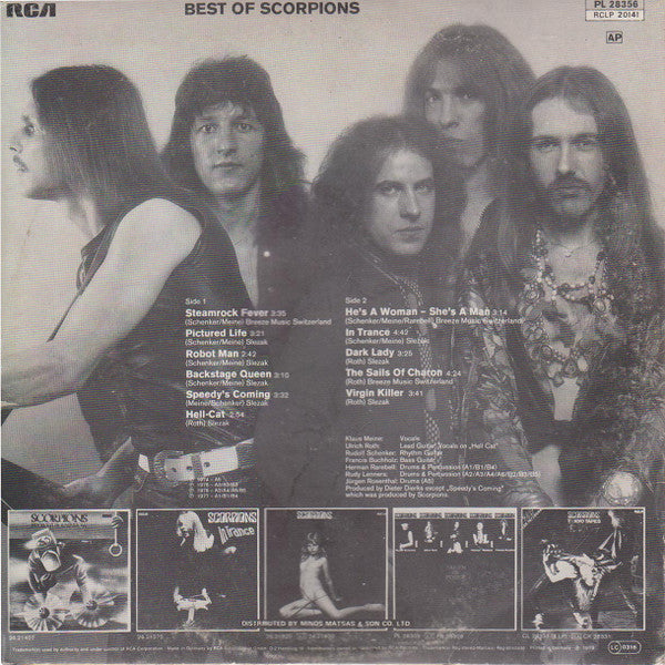 Scorpions : Best Of Scorpions (LP, Comp)