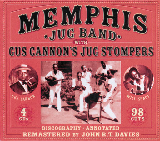 Memphis Jug Band With Cannon's Jug Stompers : Memphis Jug Band With Gus Cannon's Jug Stompers (4xCD, Comp, RM + Box)