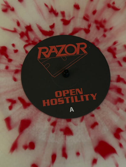 Razor (2) : Open Hostility (LP, Album, Ltd, RE, Cle)
