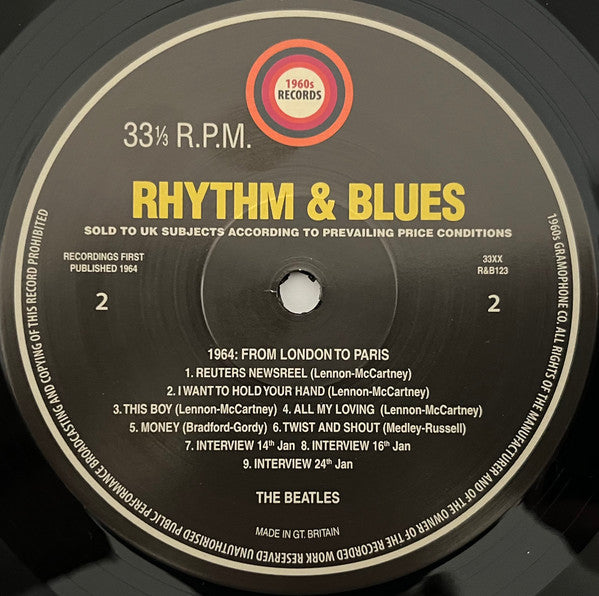 The Beatles : From London To Paris 1964 (LP, Mono, Unofficial)