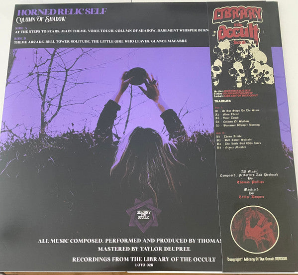 Horned Relic Self : Column Of Shadow (LP, Album, Ltd, Cos)