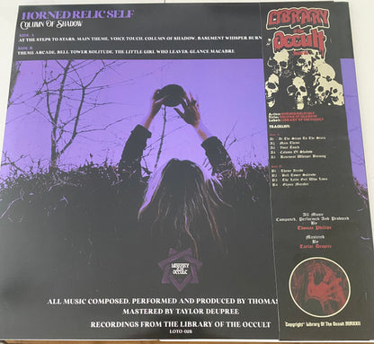 Horned Relic Self : Column Of Shadow (LP, Album, Ltd, Cos)