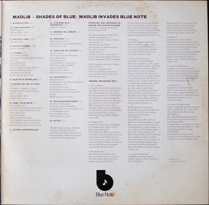 Madlib : Shades Of Blue (Madlib Invades Blue Note) (2xLP, Album, RE, 180)