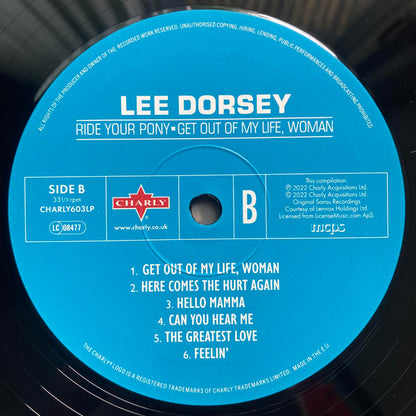 Lee Dorsey : Ride Your Pony - Get Out Of My Life, Woman (LP, Album, RE)