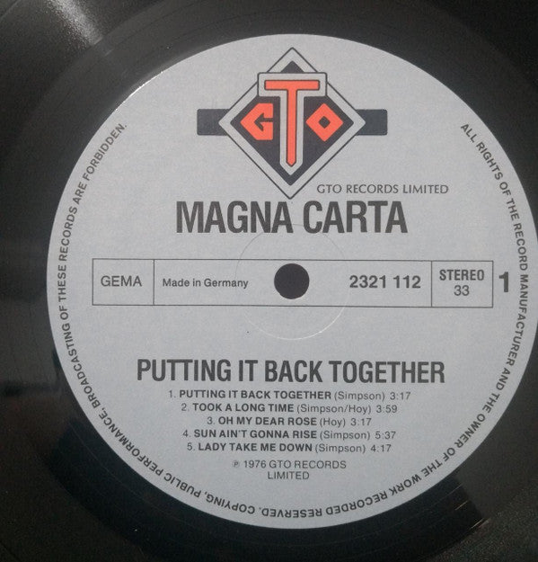 Magna Carta : Putting It Back Together (LP, Album)