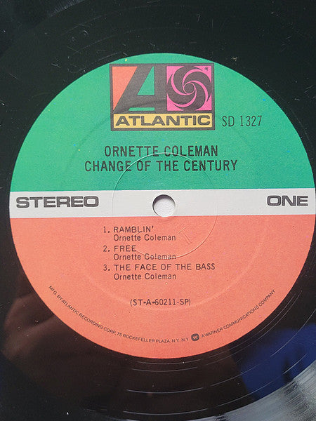 Ornette Coleman : Change Of The Century (LP, Album, RE)
