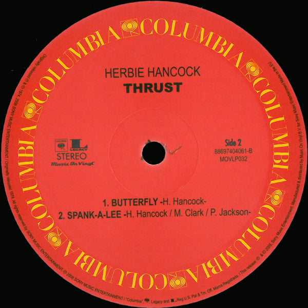 Herbie Hancock : Thrust (LP, Album, RE, RM, 180)