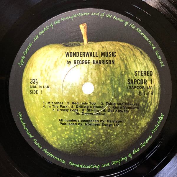 George Harrison : Wonderwall Music (LP, Album, RP)