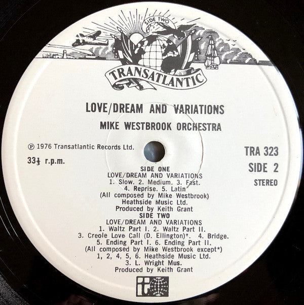 Mike Westbrook Orchestra : Love/Dream And Variations (LP, Album)