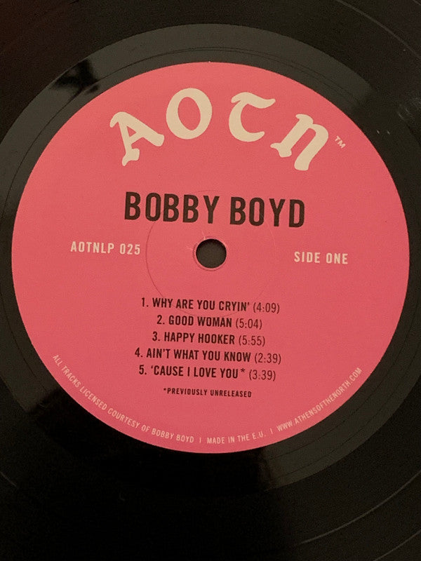 Bobby Boyd (2) : Bobby Boyd (LP, Album, RM)