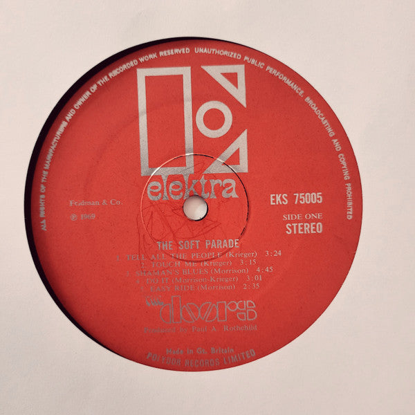 The Doors : The Soft Parade (LP, Album, Gat)