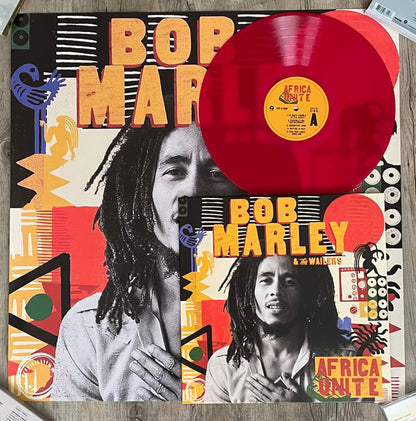 Bob Marley & The Wailers : Africa Unite  (LP, Album, Ltd, Red)