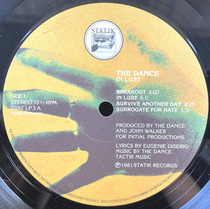 The Dance : In Lust (LP, Album + 12", Single)