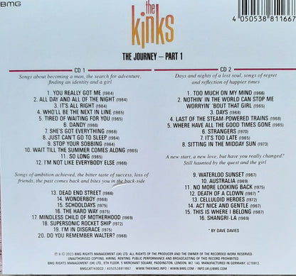 The Kinks : The Journey - Part 1 (2xCD, Comp, Mono, RM)