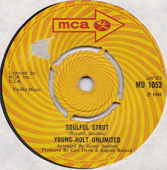 Young-Holt Unlimited* : Soulful Strut (7", Single)