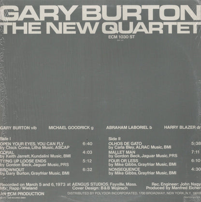 Gary Burton : The New Quartet (LP, Album, Pol)