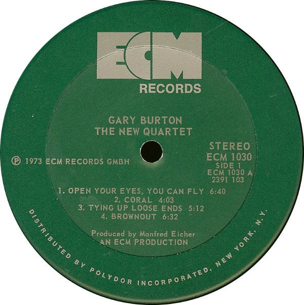 Gary Burton : The New Quartet (LP, Album, Pol)