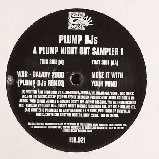 Plump DJs : A Plump Night Out (Sampler One) (12", Smplr)