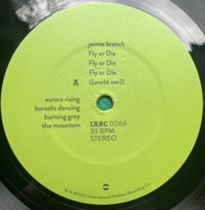 Jaimie Branch : Fly Or Die Fly Or Die Fly Or Die ((World War)) (LP, Album)