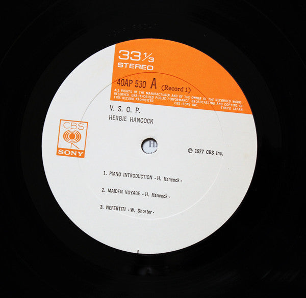 Herbie Hancock : V.S.O.P. (2xLP, Album)