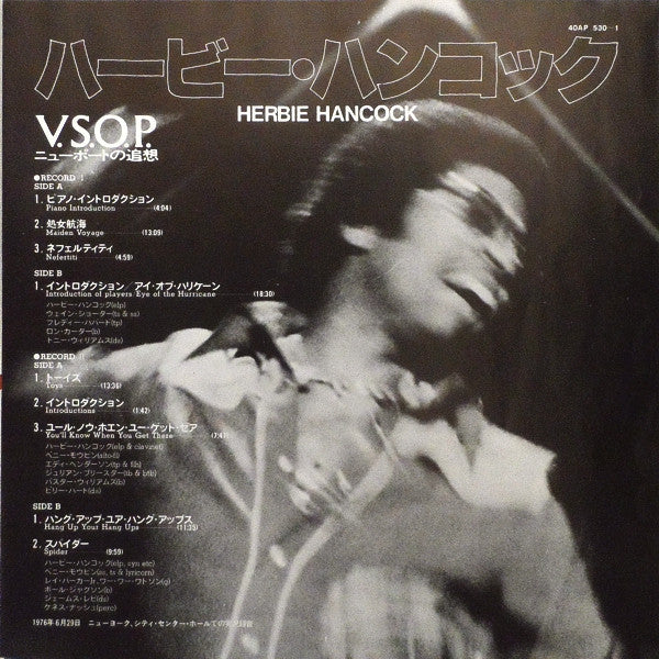 Herbie Hancock : V.S.O.P. (2xLP, Album)