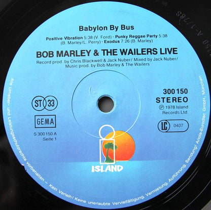 Bob Marley & The Wailers : Babylon By Bus (2xLP, Album, RE)