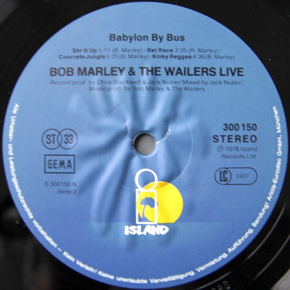 Bob Marley & The Wailers : Babylon By Bus (2xLP, Album, RE)