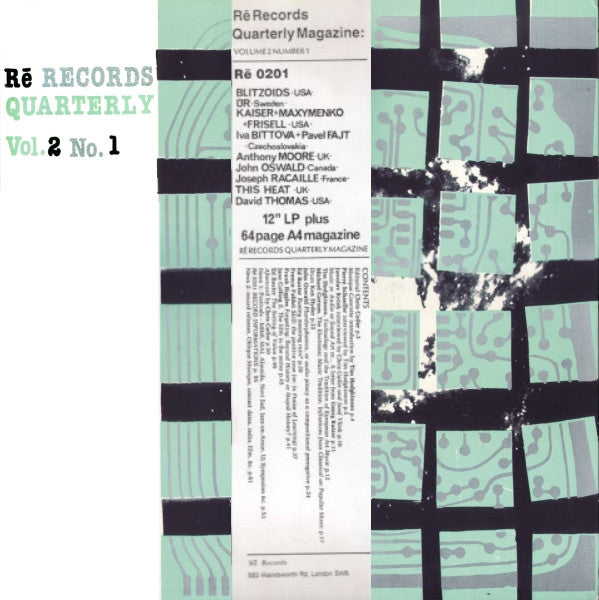 Various : Rē Records Quarterly Vol. 2 No. 1 (LP)