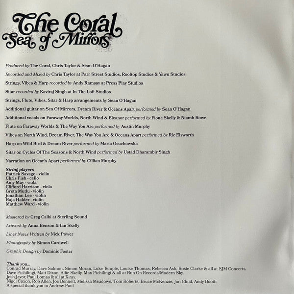 The Coral : Sea Of Mirrors (LP, Album, Ltd, Tri + Flexi, 7", S/Sided, Blu)