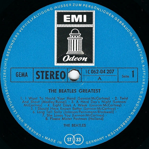 The Beatles : The Beatles' Greatest (LP, Comp, M/Print, RE)